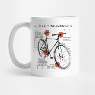 Bicycle Transport Infographic Mug